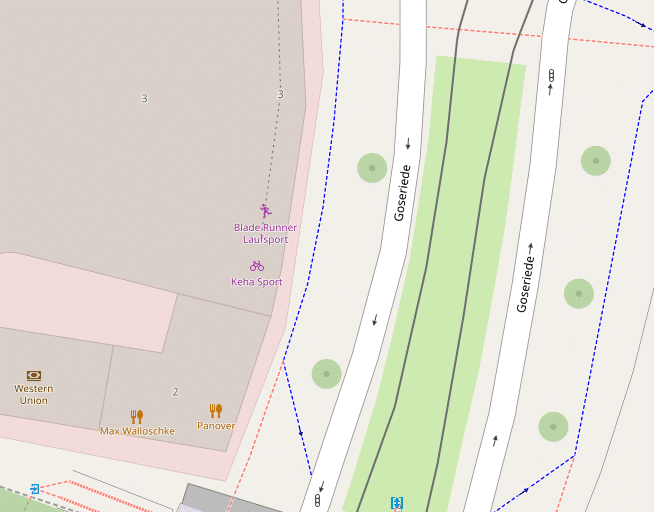 Adresse bei Open Street Map